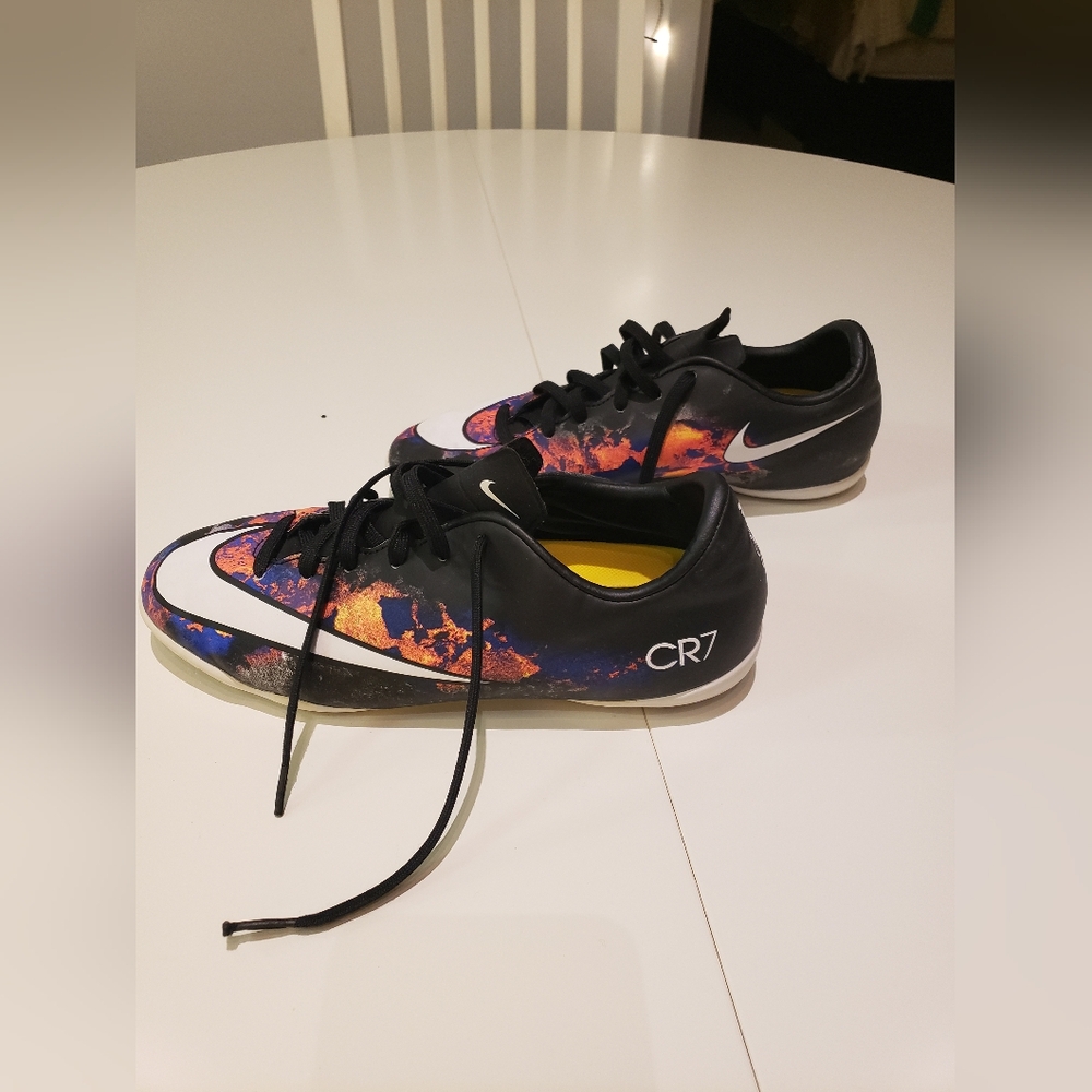 Nike CR7 Black and Multicolor Soccer Cleats